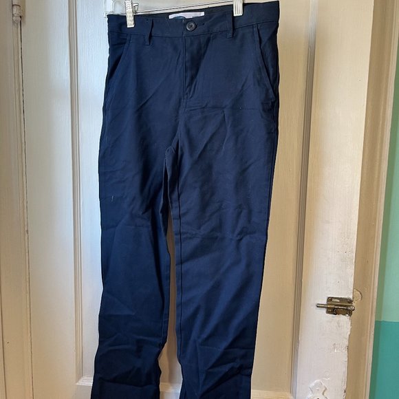 old navy boys/unisex chinos navy uniform size 12 - Picture 1 of 5